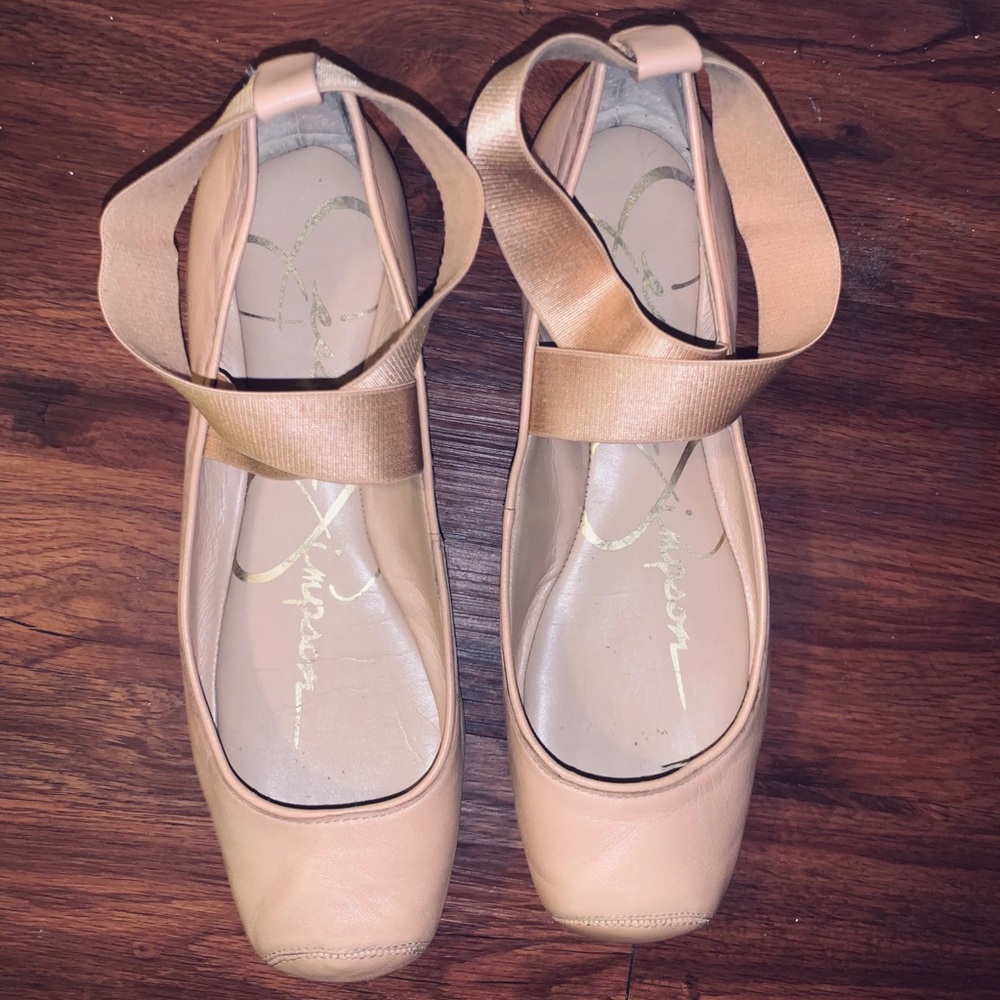 Jessica Simpson nude ballerina style ballet flats